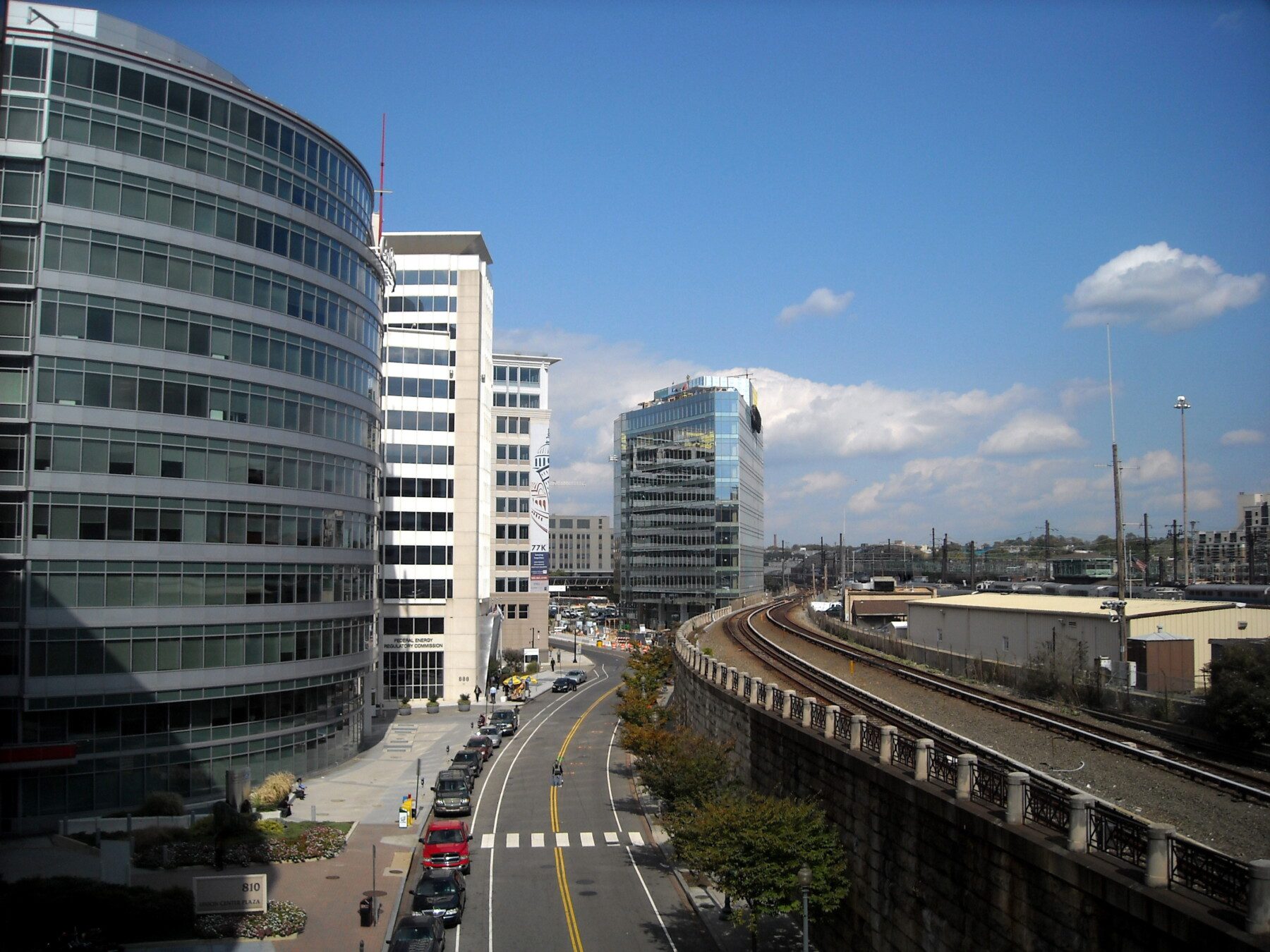 First Street NE streetscape in the NoMa neighborhood of Washington, DC