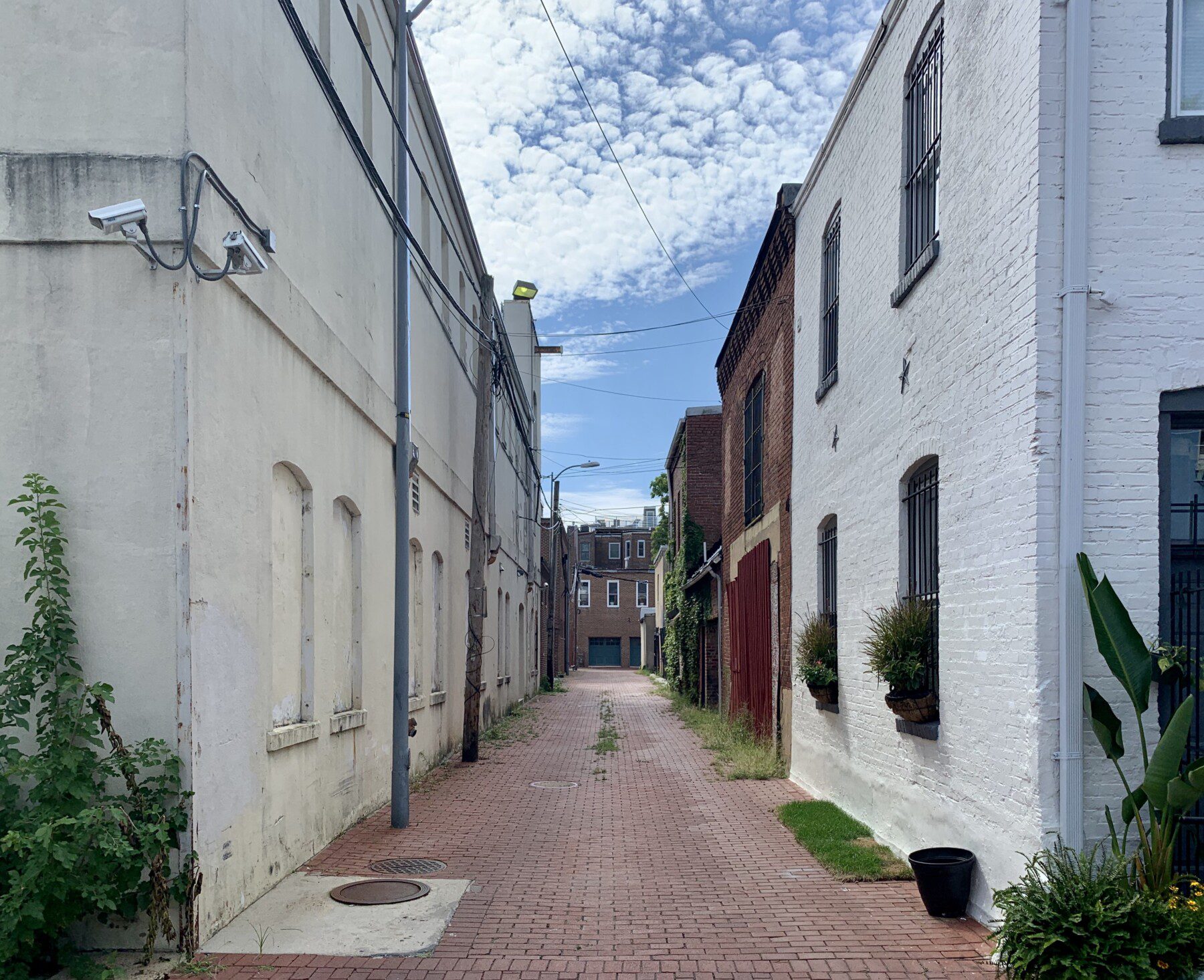 Blagden Alley, a historic carriage-house alley street in the Shaw neighborhood of Washington, DC
