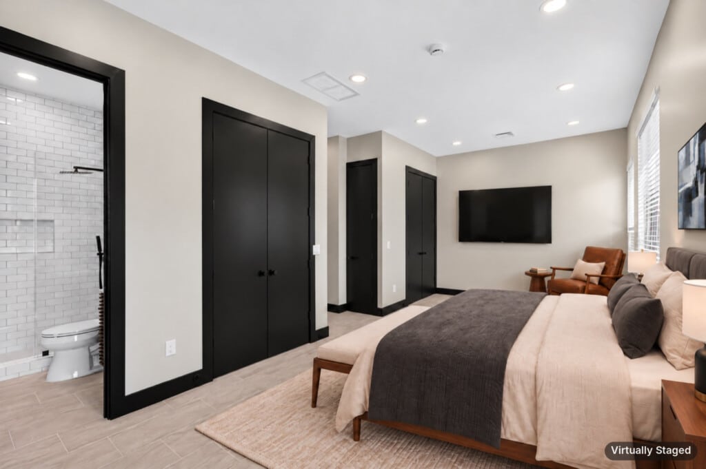 3541 NE 13th Ave, Unit A · Main suite · Virtually staged