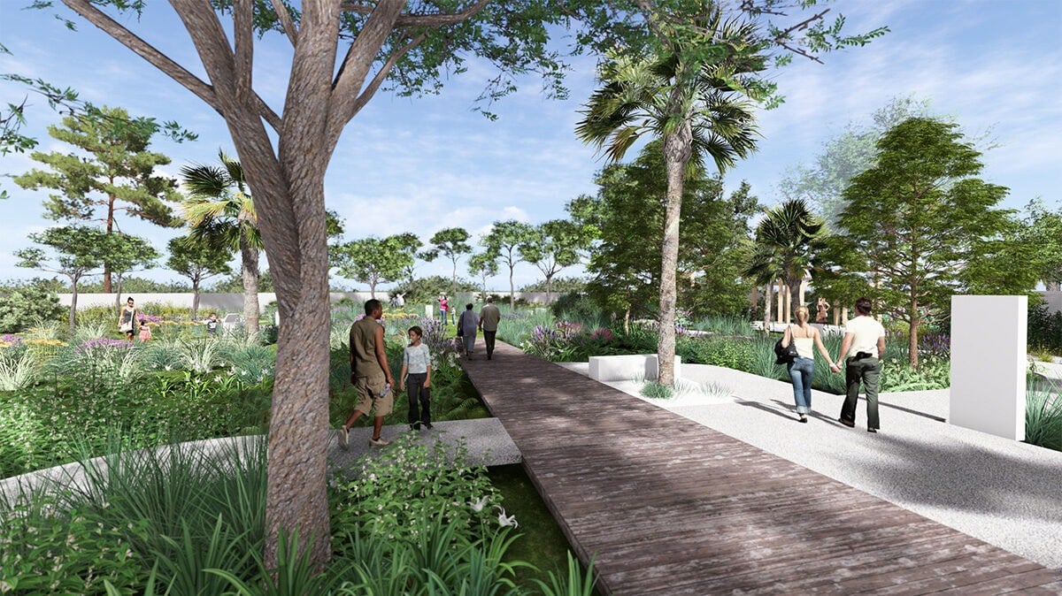 Concept rendering of Glenwood Garden