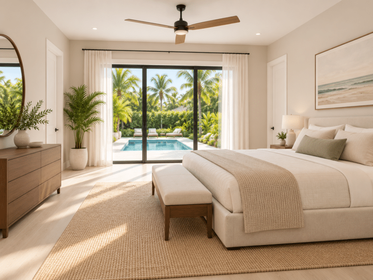 3541 NE 13th Ave, Unit B — Horizon Residence, design concept (virtually staged) — bedroom