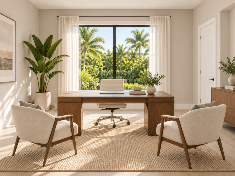 3541 NE 13th Ave, Unit B — Horizon Residence, design concept (virtually staged) — office